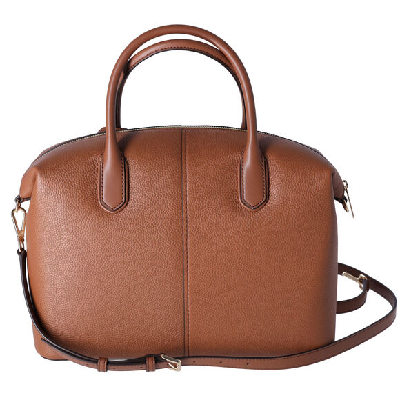 Michael Kors Hyde Large Slouchy Satchel Luggage Pebbled Leather - Picture 3 of 5